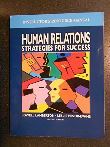 Beispielbild fr Human Relations: Strategies for Success- Instructor's Resource Manual (Book & CD-ROM) zum Verkauf von HPB-Red