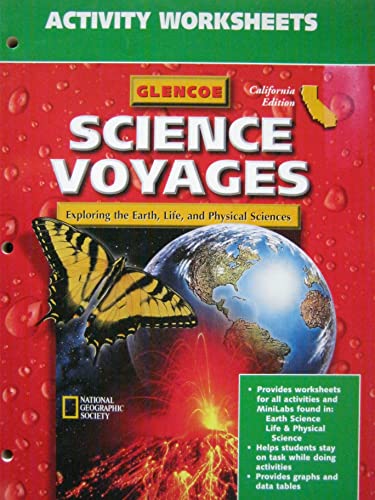 9780078244292: Science Voyages California Level Red Activity Worksheets 2001