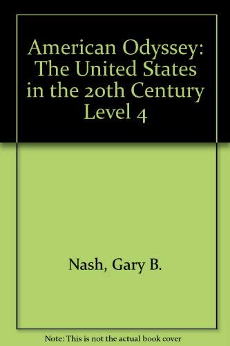 Stock image for American Odyssey: The United States in the 20th Century (Teacher's Wraparound. for sale by Nationwide_Text