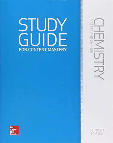 Stock image for Chemistry: Matter & Change, Study Guide for Content Mastery, Student Edition for sale by ThriftBooks-Dallas