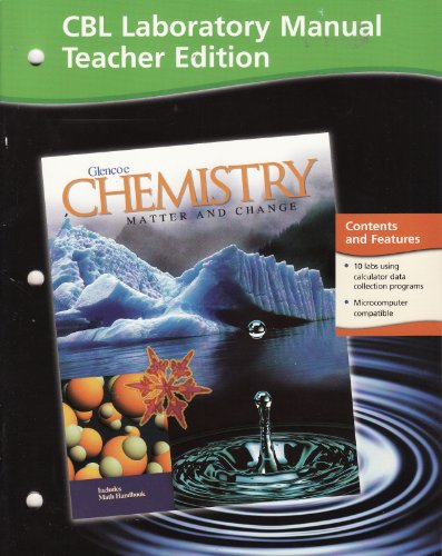 Imagen de archivo de Laboratory Manual Teacher Edition Glencoe Chemistry Matter and Change a la venta por ThriftBooks-Dallas