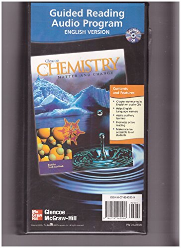 9780078245558: Chemistry: Matter and Change, Guided Reading Audio Summaries CD-Rom, English