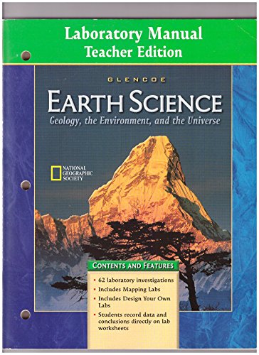 Beispielbild fr Earth Science Geology, the Environment and the Universe (Laboratory Manual Teacher's Edition) zum Verkauf von HPB-Red