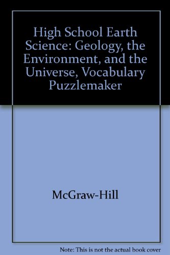 Stock image for High School Earth Science: Geology, the Environment, and the Universe, Vocabulary Puzzlemaker for sale by Nationwide_Text