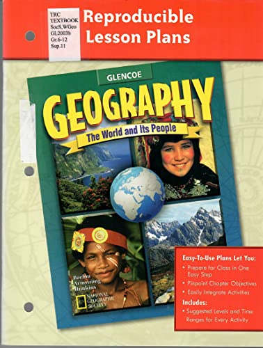 9780078249662: Geography: The World and Its People, Reproducible Lesson Plans