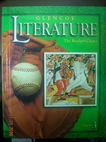 Beispielbild fr Glencoe Literature  2002 Course 3 Grade 8 : The Reader's Choice zum Verkauf von Your Online Bookstore