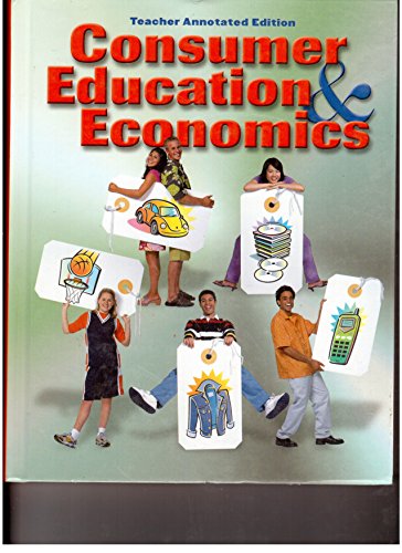 Imagen de archivo de Consumer Education and Economics a la venta por Better World Books
