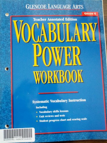 Stock image for Vocabulary Power Workbook, Grade 6, Teacher Annotated Edition for sale by Book Deals