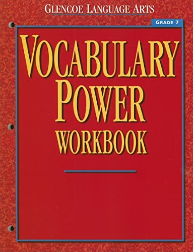 9780078262265: Glencoe Language Arts Vocabulary Power Workbook Grade 7