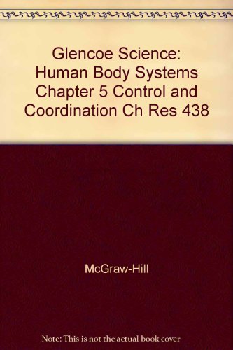 Stock image for Glencoe Science: Human Body Systems Chapter 5 Control and Coordination for sale by Hawking Books