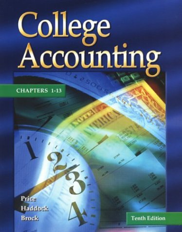 Stock image for College Accounting Student Edition Chapters 1-13 for sale by Better World Books