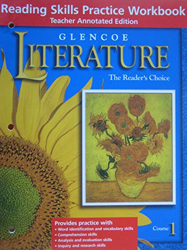 Stock image for Literature, the Reader's Choice. Reading Skills Practice Workbook, Teacher's Edition for sale by Decluttr