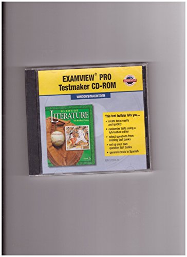 9780078273315: Glencoe Literature Examview Pro Testmaker, Grade 8, CD-Rom