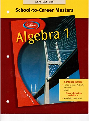 Stock image for Algebra 1: School to Career Masters, Applications for sale by Nationwide_Text