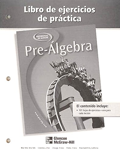 9780078277917: Pre-Algebra, Spanish Practice Workbook