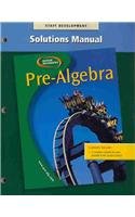 Stock image for Pre-algebra Solutions Manual for sale by Book Deals