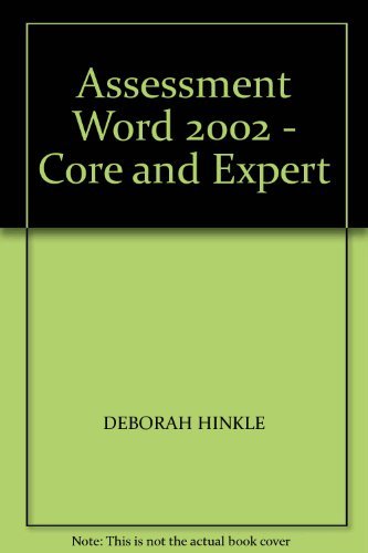 Assessment Word 2002 - Core and Expert (9780078279843) by DEBORAH HINKLE