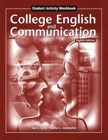 Imagen de archivo de College English and Communication- Student Activity Workbook; Edition, 8th Edition a la venta por Nealsbooks