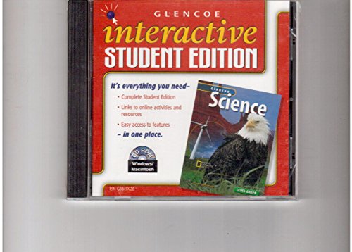 Stock image for Glencoe Science, Level Green: Interactive Student Edition On CD-ROM For WIN/MAC: Original Wraps (2003 Copyright) for sale by ~Bookworksonline~