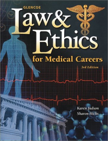 Beispielbild fr Law and Ethics for Medical Careers zum Verkauf von Better World Books