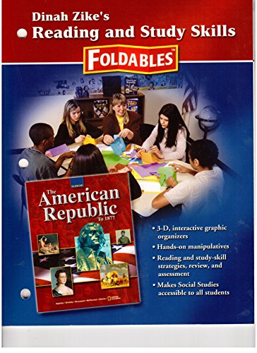 Stock image for American Republic to 1877, Reading and Study Skills Foldables for sale by Better World Books