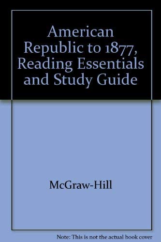 Imagen de archivo de Reading Essentials and Study Guide (The American Republic to 1877) a la venta por Nationwide_Text