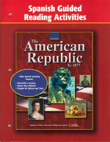 Stock image for American Republic to 1877, Spanish Guided Reading Activities for sale by Nationwide_Text