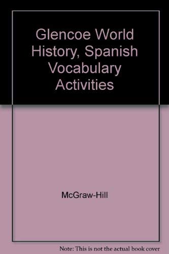 Beispielbild fr Glencoe World History, Spanish Vocabulary Activities zum Verkauf von Nationwide_Text