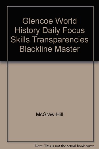 Beispielbild fr Glencoe World History Daily Focus Skills Transparencies Blackline Master zum Verkauf von HPB-Red