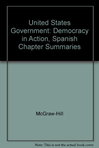 Beispielbild fr United States Government: Democracy in Action, Spanish Chapter Summaries zum Verkauf von Nationwide_Text