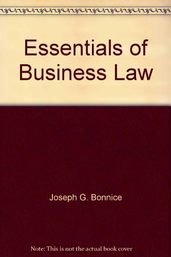 9780078305061: Essentials of Business Law