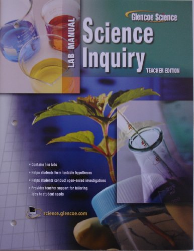 9780078308536: Biology: The Dynamics of Life, Science Inquiry Laboratory Manual, Teacher's Edition