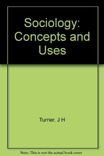 9780078323829: Sociology: Concepts and Uses: Rh Test IBM 3 1/2"