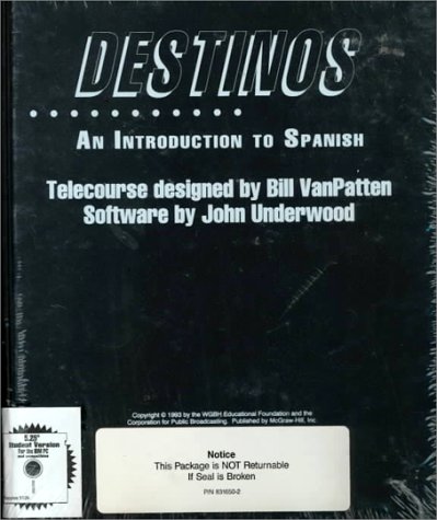 9780078331367: Destinos: An Introduction to Spanish