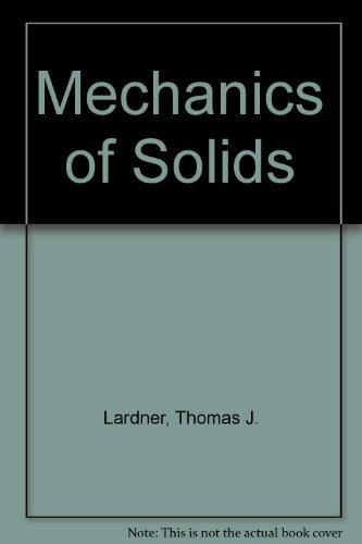 Beispielbild fr Mechanics of Solids zum Verkauf von HPB-Red