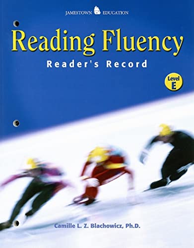 Stock image for Reading Fluency: Reader's Record E ; 9780078457029 ; 0078457025 for sale by APlus Textbooks