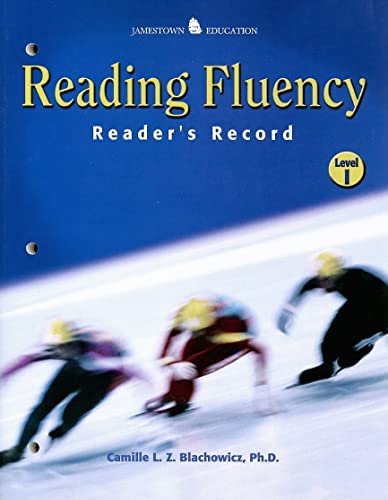 Stock image for Reading Fluency: Reader's Record I for sale by Wonder Book