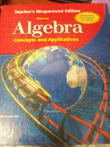 Stock image for Algebra Concepts and Applications: Teachers Wraparound Edition for sale by St Vincent de Paul of Lane County