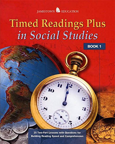 Imagen de archivo de Timed Readings Plus in Social Studies: Book 4 a la venta por Goodwill