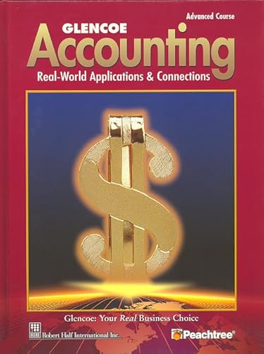 Stock image for Glencoe Accounting Advanced Course Student Edition for sale by HPB-Red