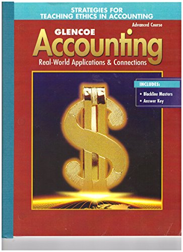 Stock image for Glencoe Accounting Advanced Course: Strategies for Teaching Ethics in Accounting for sale by Nationwide_Text