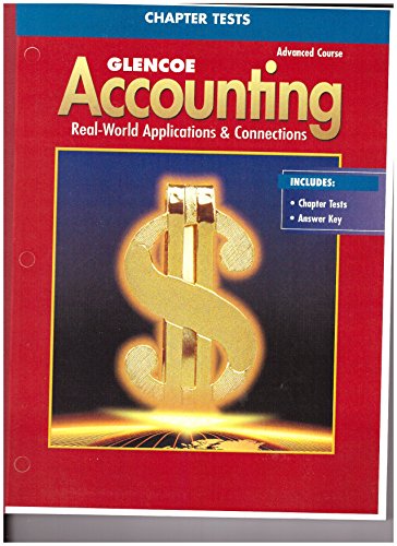 Stock image for Glencoe Accounting Advanced Course Chapter Tests for sale by Buyback Express