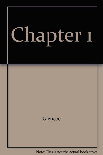 9780078465475: Glencoe Mathematics, Applications and Concepts, Course 2. Chapter 1 Resource Masters.