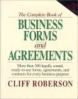 9780078526954: The Complete Book of Business Forms and Agreements