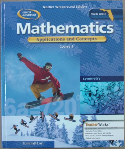 Stock image for Mathematics: Applications and Concepts (Course 2) [Teacher Wraparound Edition] Florida - Glencoe for sale by SecondSale