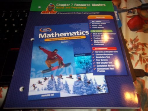 Stock image for Glencoe Mathematics, Applications and Concepts, Course 2. Chapter 4 Resource Masters. for sale by Meadowland Media