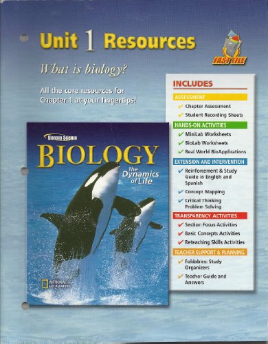 9780078602122: Bdol Unit 1 Fast File 04, What is Biology?