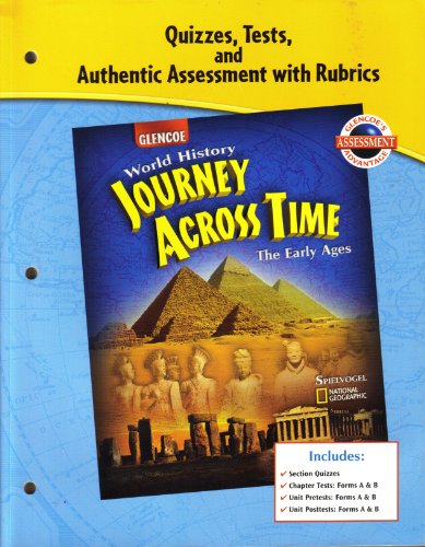 Stock image for Quizzes, Tests, and Authentic Assessment with Rubrics for Glencoe "World History:Journey Across Time for sale by Wizard Books