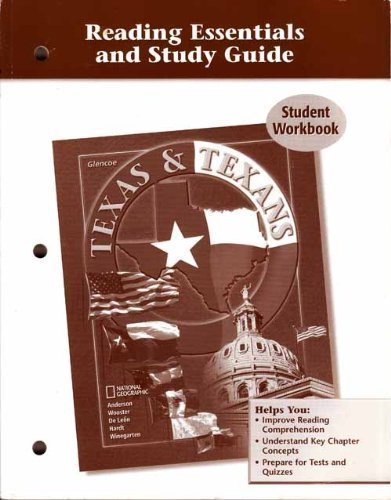 Imagen de archivo de Texas Texans (Reading Essentials and Study Guide Student Workbook) a la venta por Books of the Smoky Mountains
