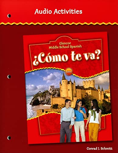 Imagen de archivo de ¿C mo te va? Intro Nivel rojo, Glencoe Middle School Spanish, Audio Activities a la venta por GoldBooks